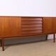 Rare - Scandinavian teak sideboard - "Trio" by Nils Jonnson (Troeds)