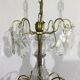 Chandelier 4 lights bronze and tassels