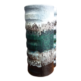 Green and white floor vase by Dumler & Breiden 1970s