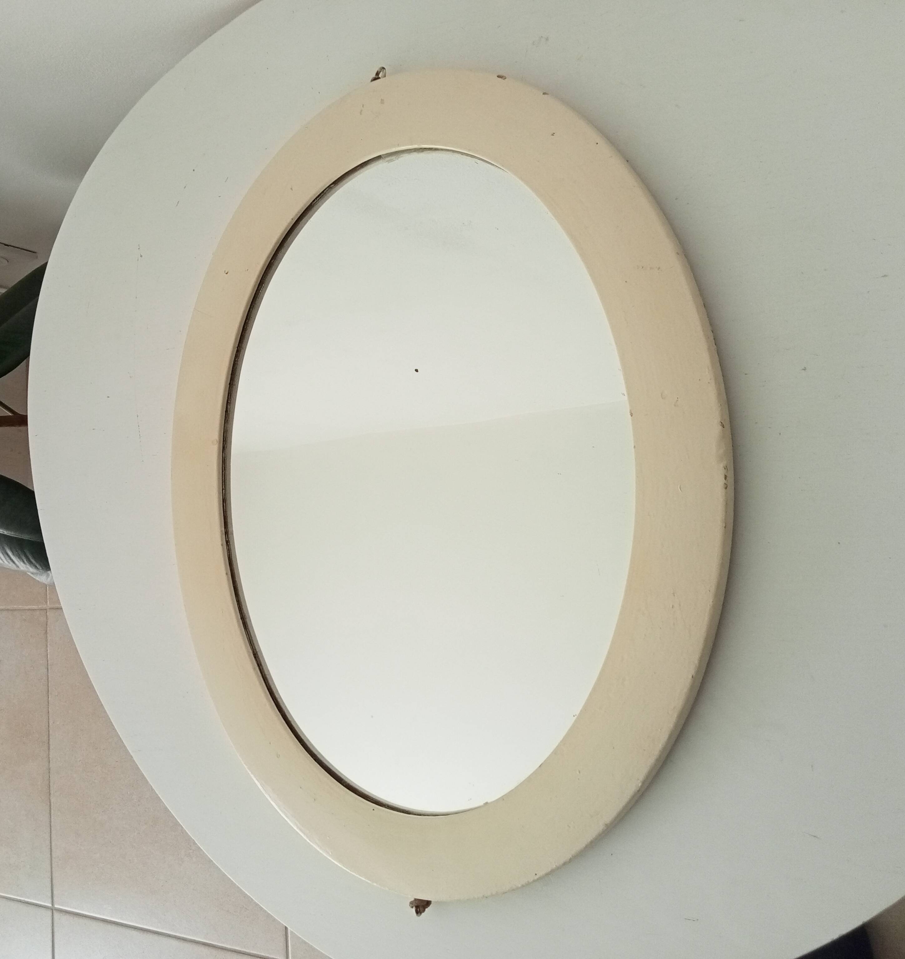 Antique oval mirror from the early 20th century 47*37