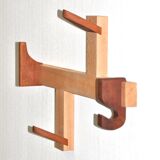 Hand-carved coat rack