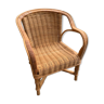 Vintage rattan child chair