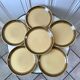 Set of 6 flat plates in vintage stoneware 70s