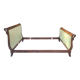 Mahogany empire bed with gooseneck 140x190