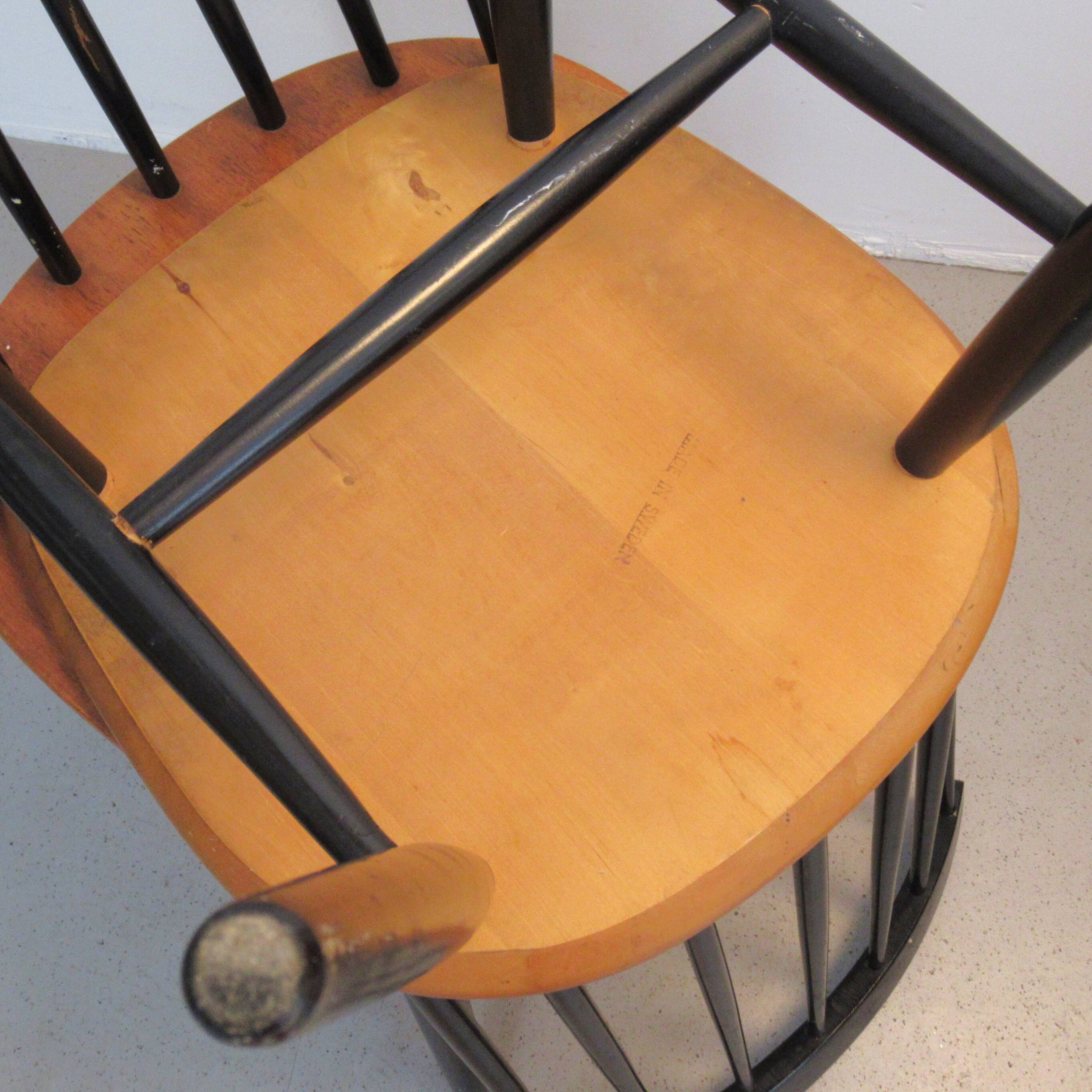 Paire de chaises suédoises Fanett Ilmari Tapiovaara 1960