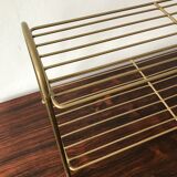 Gold metal shelf