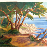 Oil on canvas by Raymond JAFFRÉ (1918-2003)