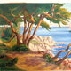 Oil on canvas by Raymond JAFFRÉ (1918-2003)