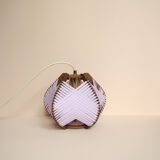 Woven lilac walkman to hang