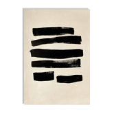 "Stripes" Abstract painting on canvas, 70x100 cm