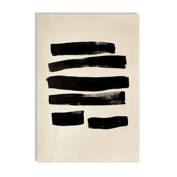 "Stripes" Abstract painting on canvas, 70x100 cm