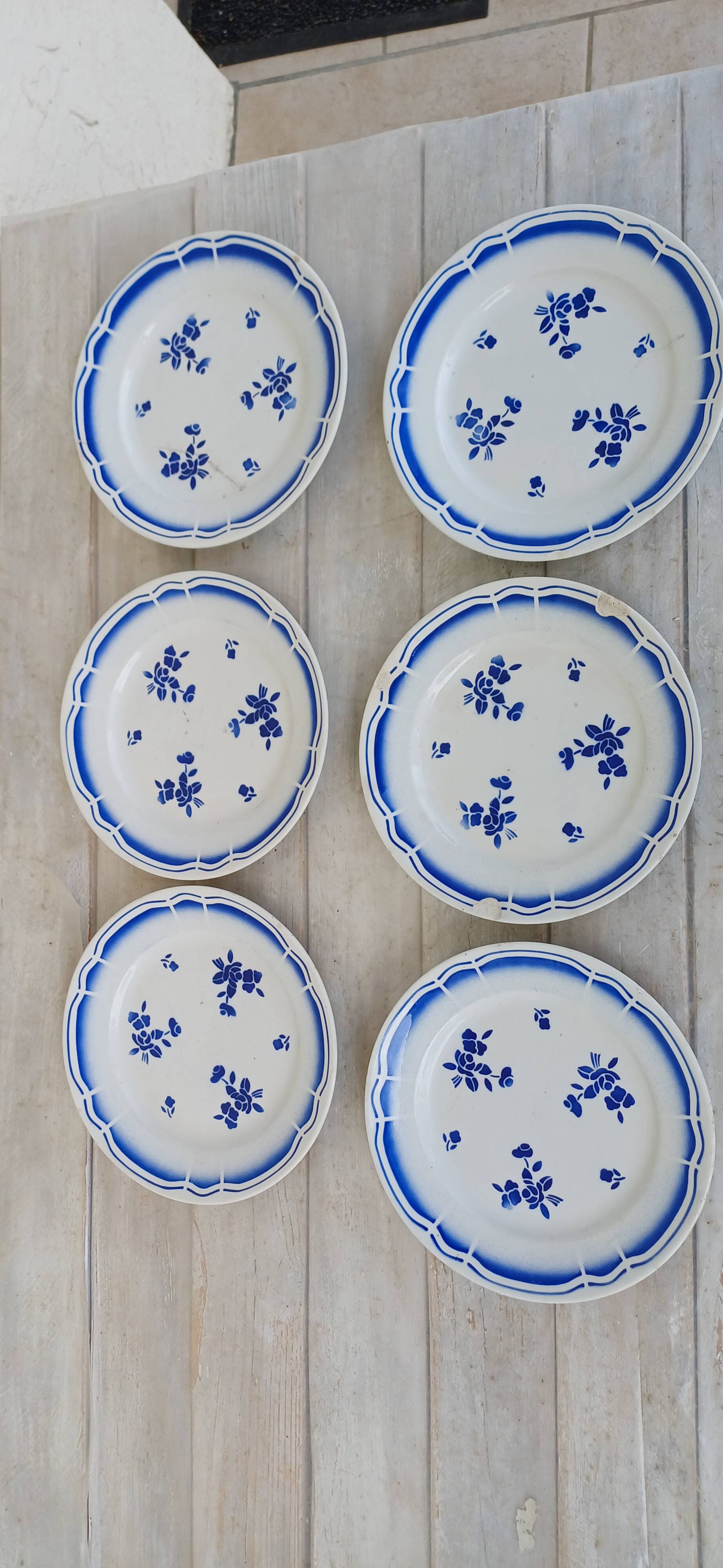 Assiettes plates creuses et à dessert