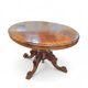 Oval Victorian tilt-top table, breakfast table / 1840s