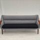 1960s, Danish sofa by Kurt Østervig model 58, completely reupholstered, furniture wool, teak wood.