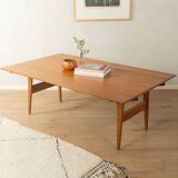 Convertible coffee table by Trioh in teak, Denmark
