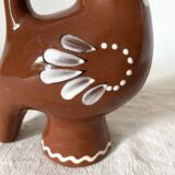 Ceramic bird soliflore vase