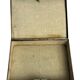 Silver-plated metal jewellery box with shell decoration, Kayser, 20th century.