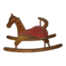 Wooden rocking horse