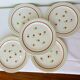 5 flat plates of Gien model Marie Laure 220536