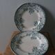 Set of 2 Lebacqz and Bouchart Saint Amand plates, early 20th century