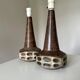 Table lamps, Marianne Starck, Michael Andersen, Denmark, 1970s, set of 2