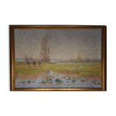 Léon Benoît, The Marsh in Spring (1895)
