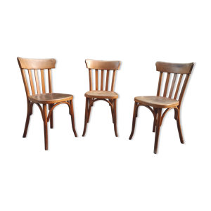 chaises bistrot Fischel, lot de 3