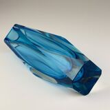 Blue Sommerso vase in Murano glass, 1970s