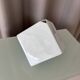 Vintage Jingdezhen Porcelain Bud Vase | White Geometric Minimalist Vase