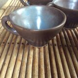 Series of 5 sandstone cups
