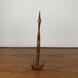 Teak Heron Statuette, Midcentury Modern