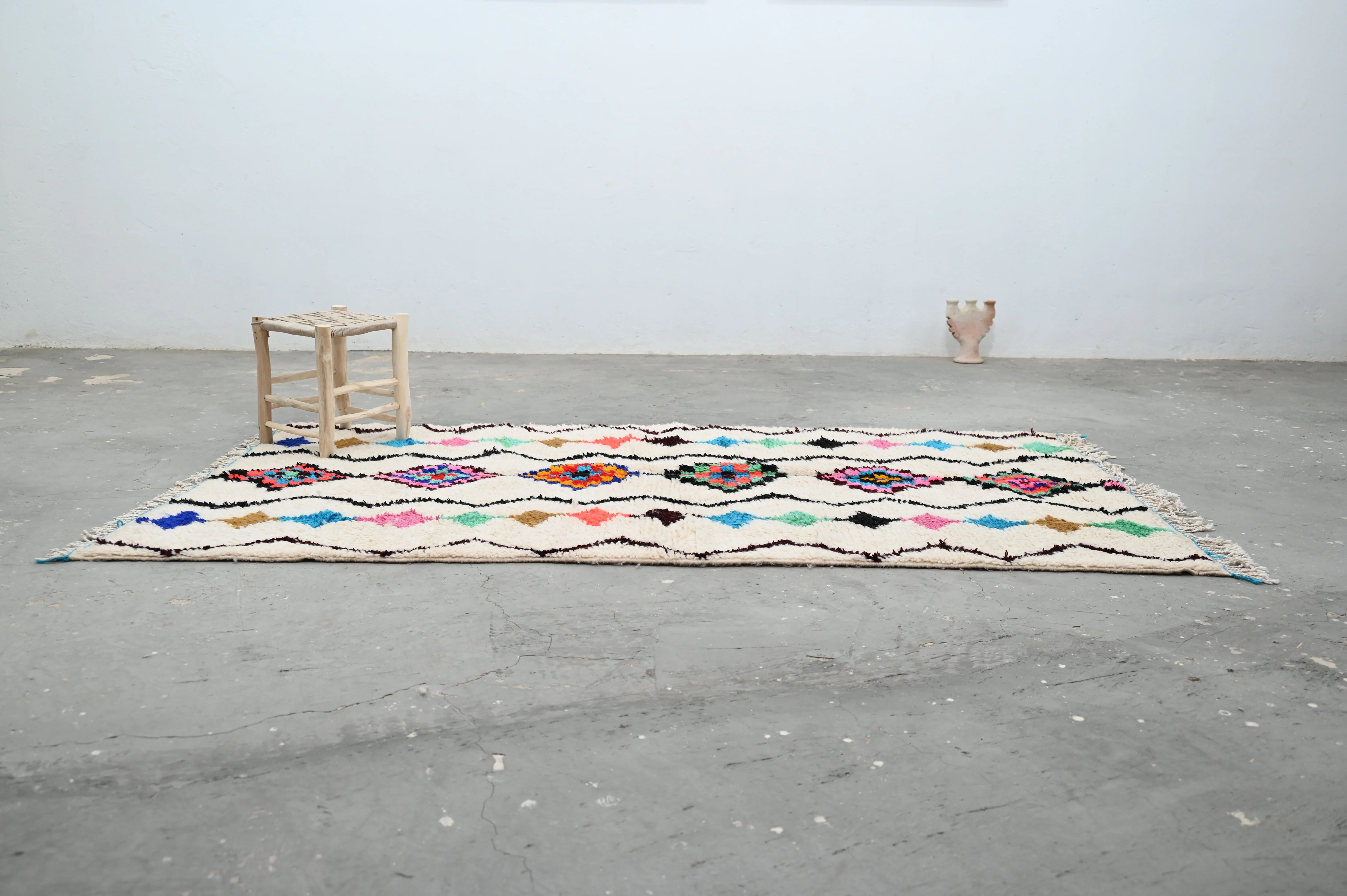 Handmade Azilal rug, 255 x 144 cm, AZD-403