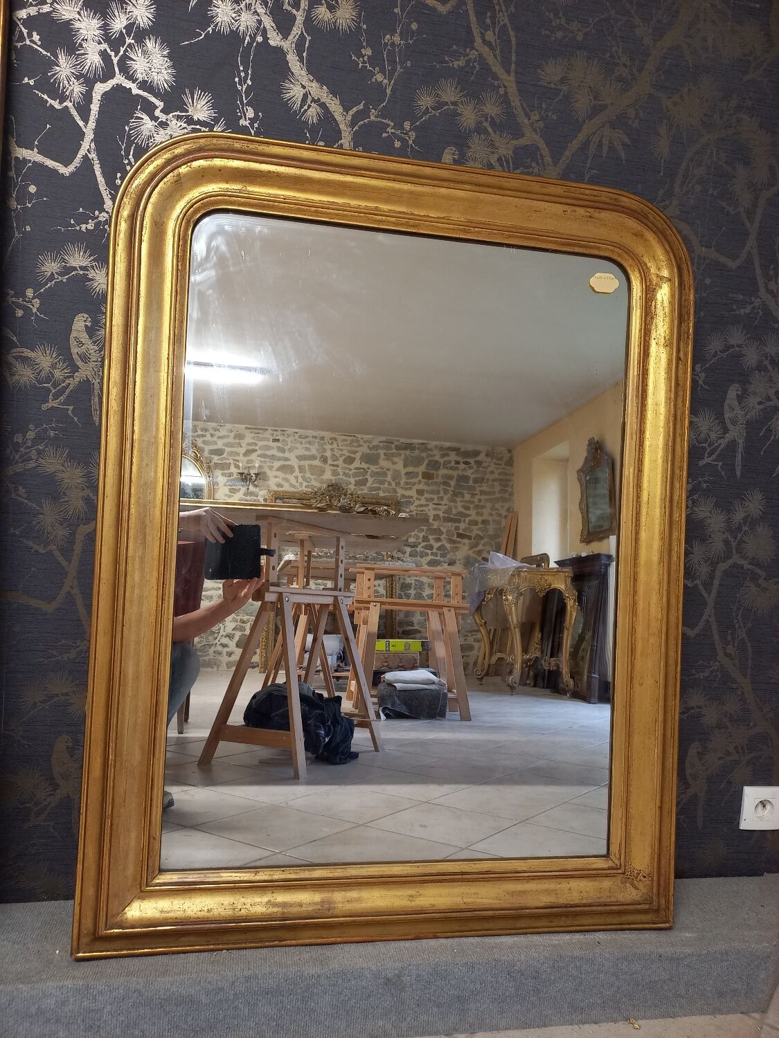 Miroir époque Louis Philippe 1m18 x 91cm