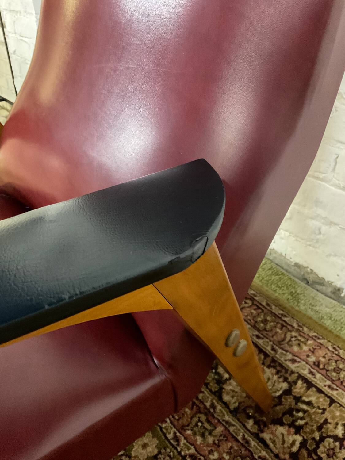 Fauteuil scandinave des années 50-60