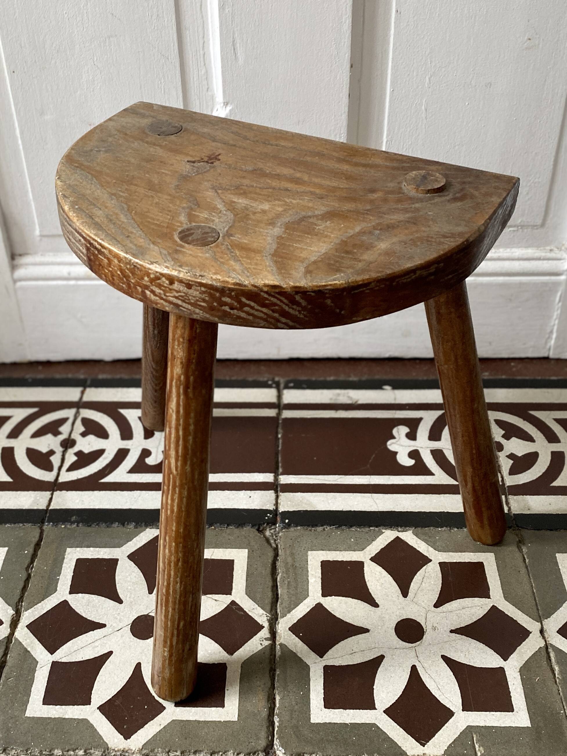 Old wooden stool