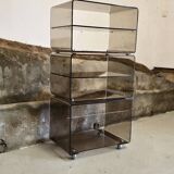 Bibliothèque étagère modulaire plexiglass