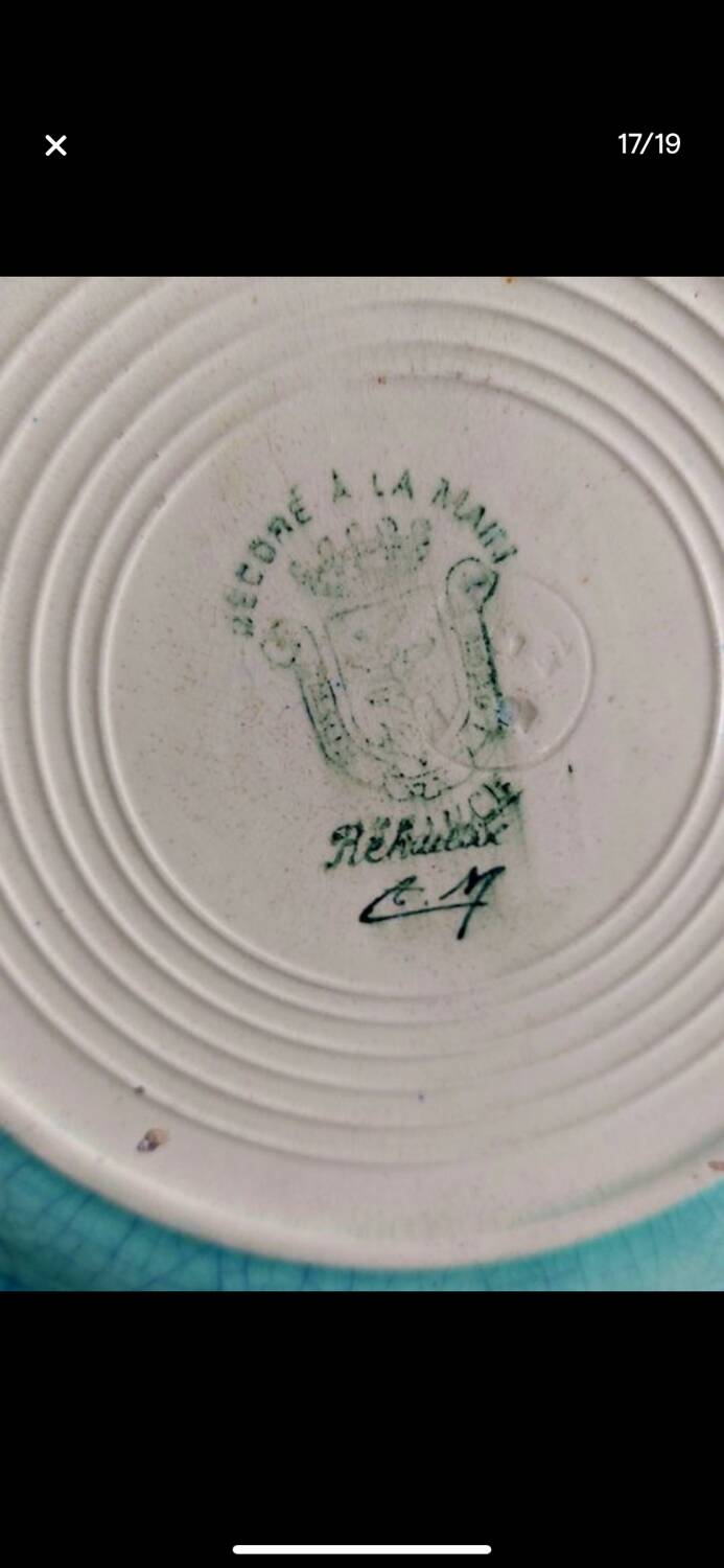 Longwy André Masson Plate