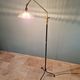 Lampadaire articulé, pied tripode, Mid-century, France, 1950