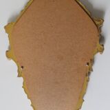 Miroir et sa console dorés style rocaille