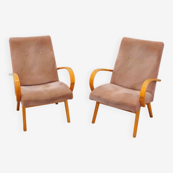 Pair of midcentury armchairs by Jaroslav Šmídek, 1960´s