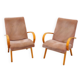 Pair of midcentury armchairs by Jaroslav Šmídek, 1960´s