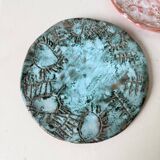 Pair of Vallauris ceramic dinner plates