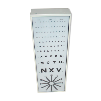 Monoyer vintage ophthalmologist's light scale of visual acuity