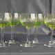 6 uranium glasses, Belgian art deco 1930