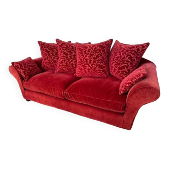 Desio red sofa