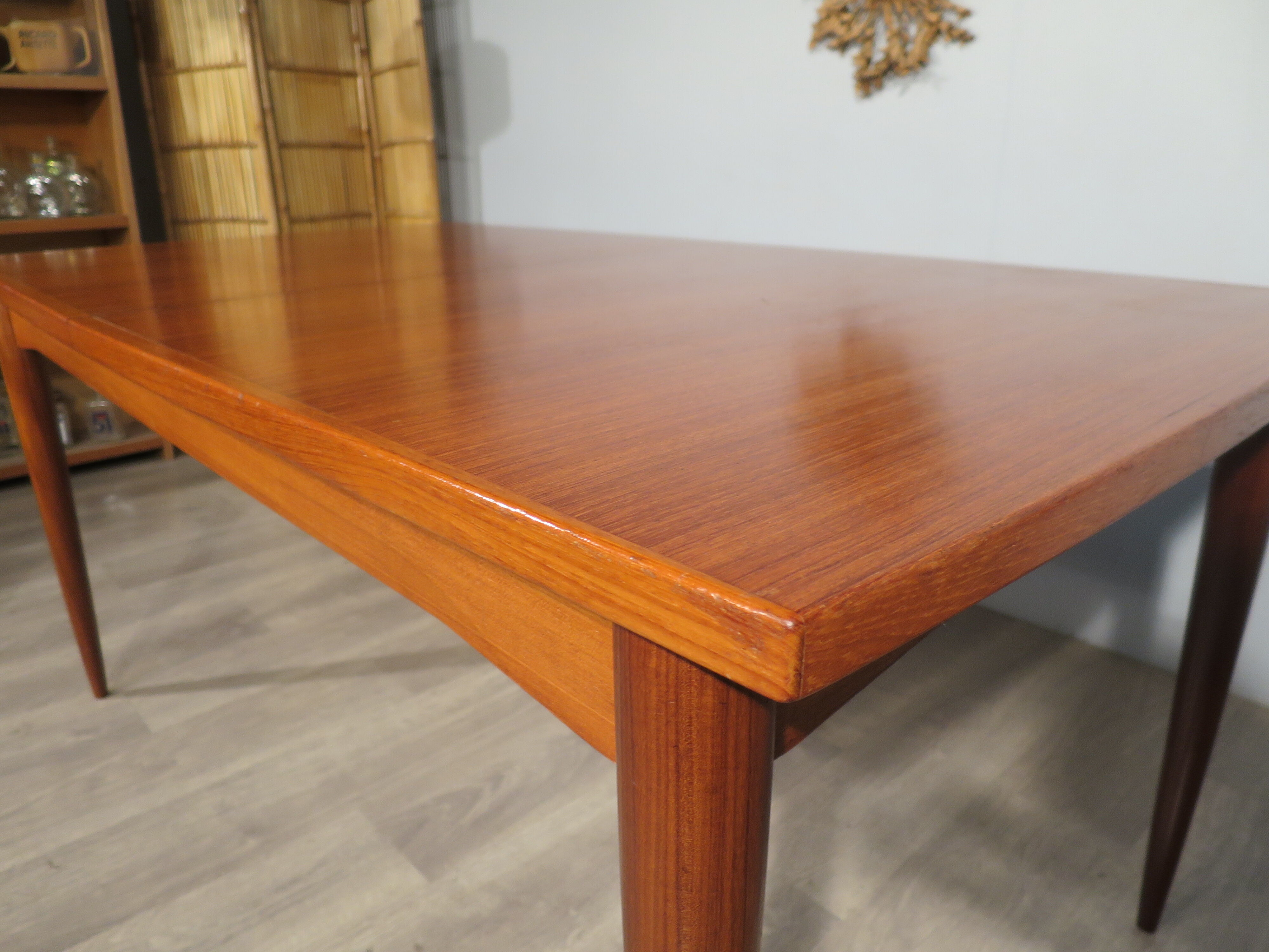 Scandinavian teak dining table