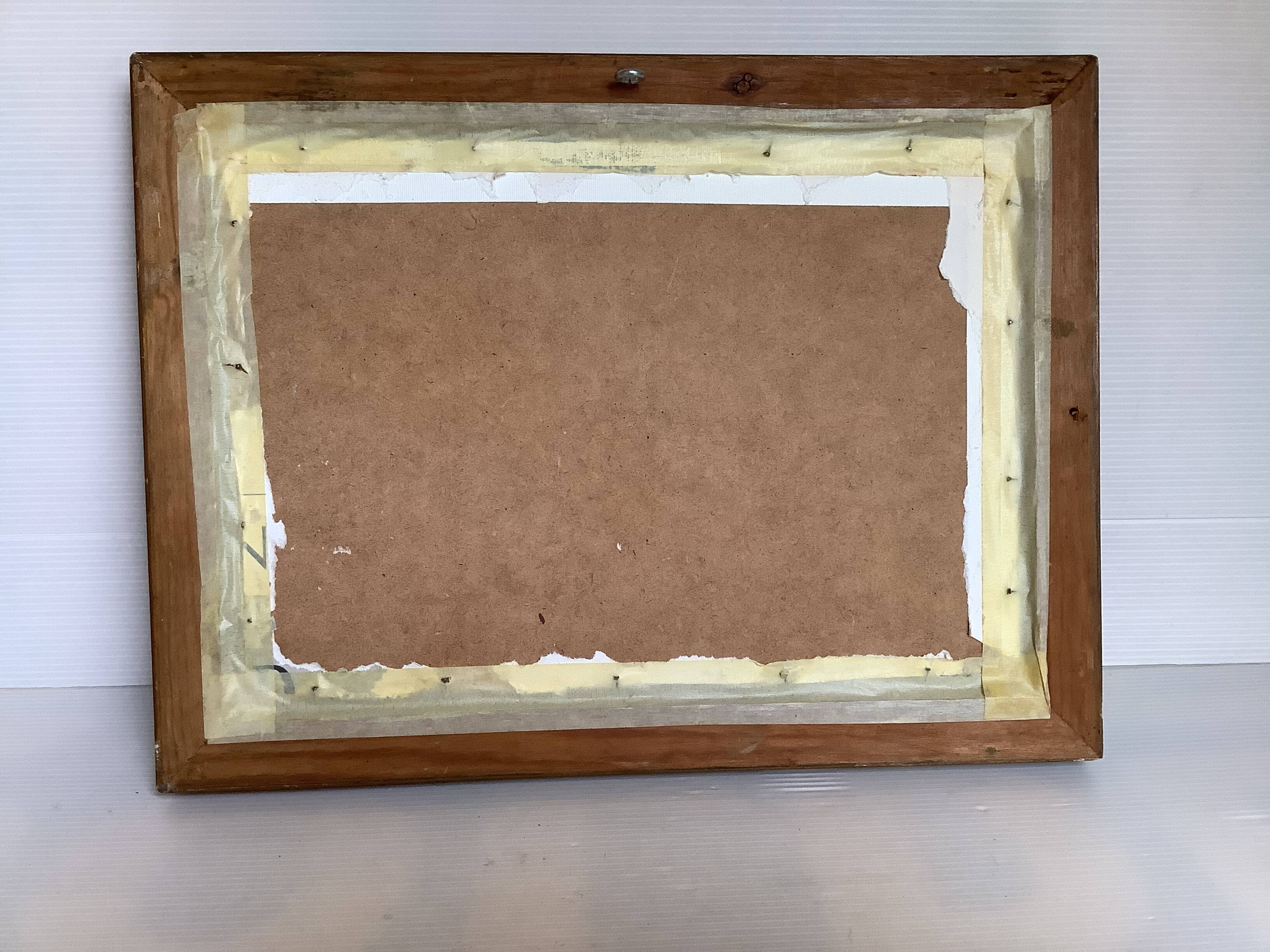 Marine painting oil on panel