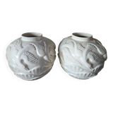 Art Deco Seagull Ball Vase