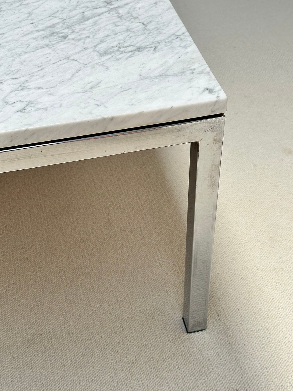 Table basse XL Carrara, Belgique, années 60