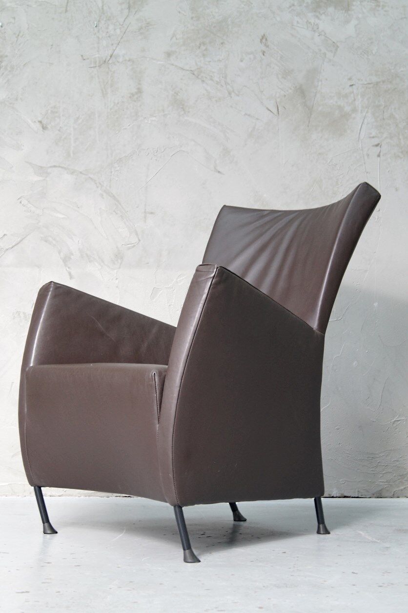 Leather Windy easy chair by Gijs Papavoine for Montis, 1990s